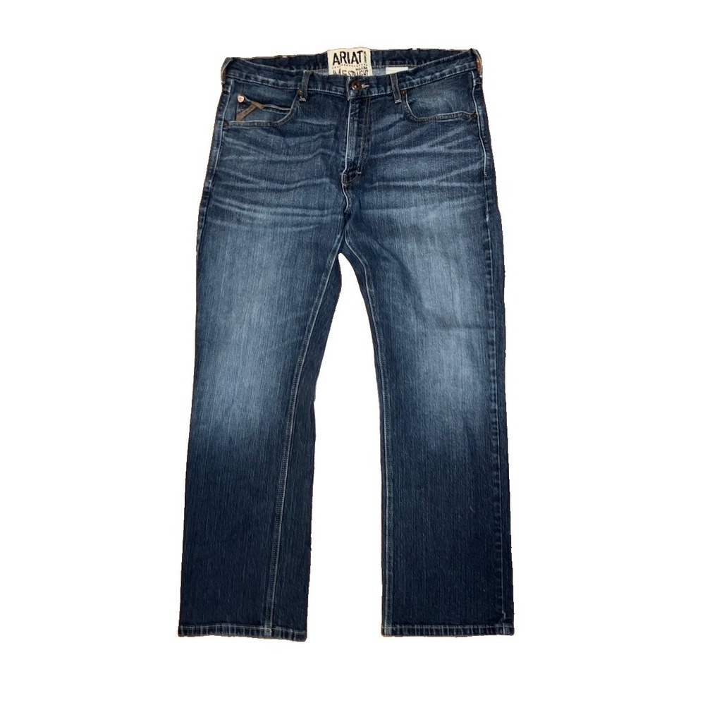 Ariat Jeans M5 Slim Straight Mens 38x32 Western Cowboy Rodeo